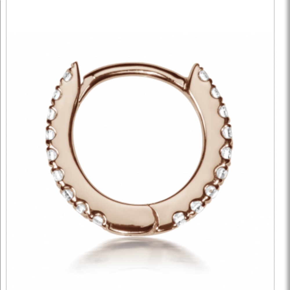 ISO 1/4” rose gold Maria Tash clicker